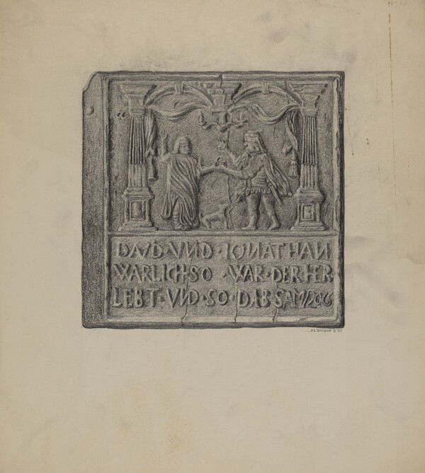 Pa. German Stove Plate