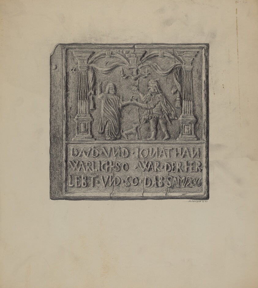 Pa. German Stove Plate