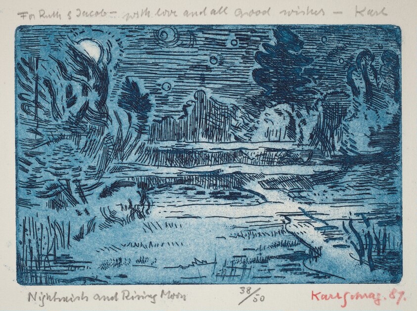 Nightmist and Rising Moon