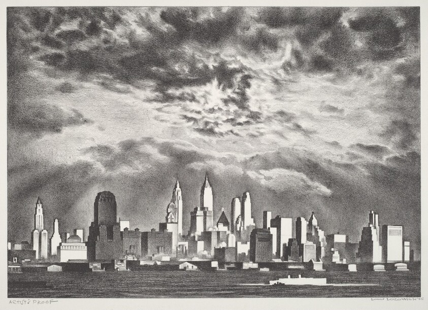 Storm Clouds above Manhattan