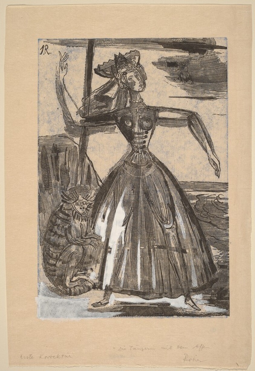 Die Tanzerin mit dem Affen