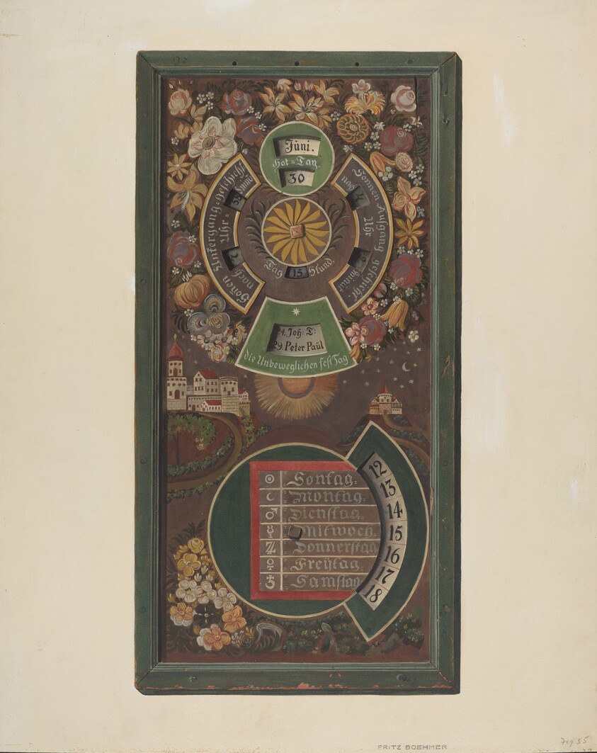 Zoar Calendar