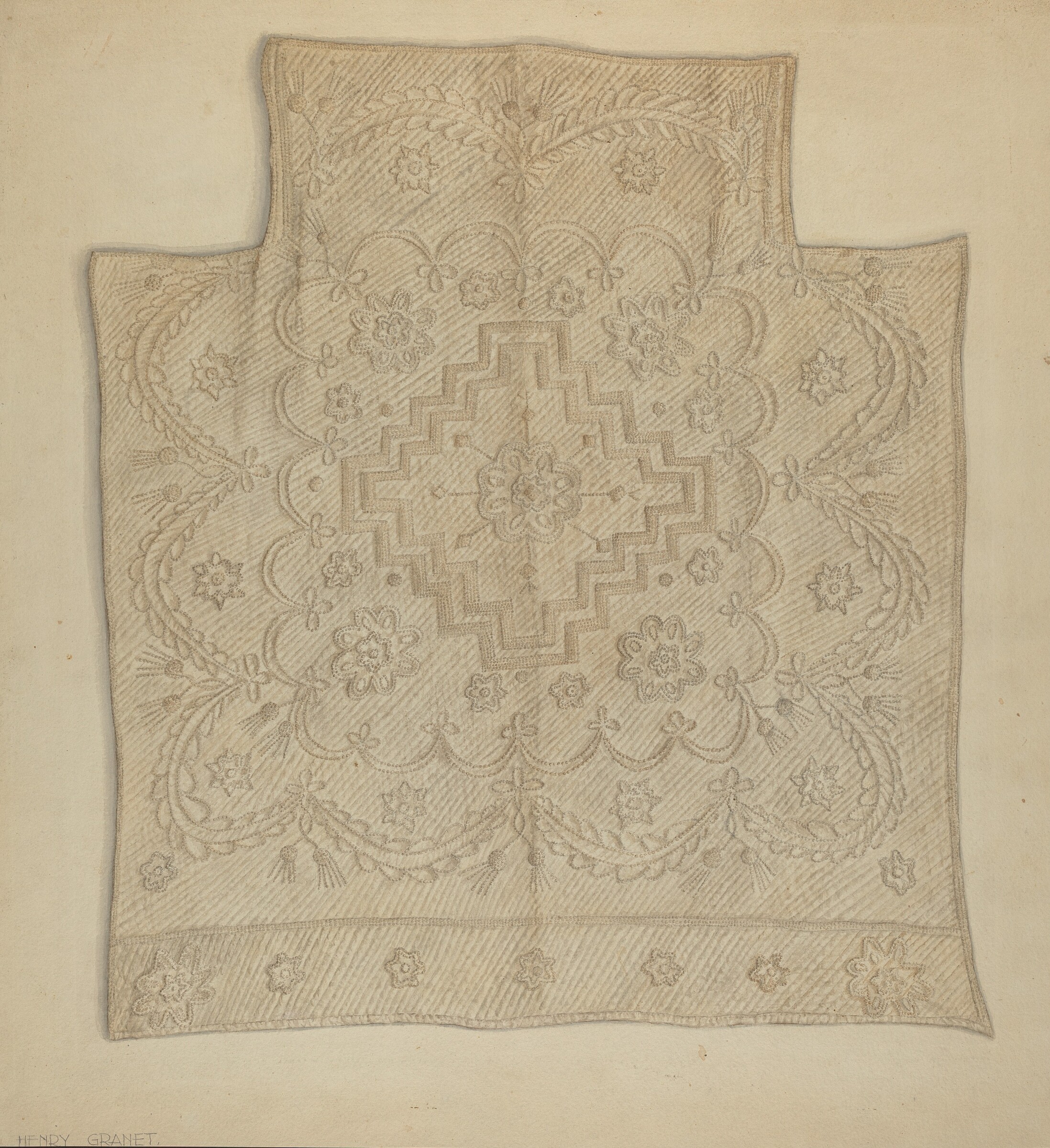 Bedspread, Henry Granet, 1935/1942