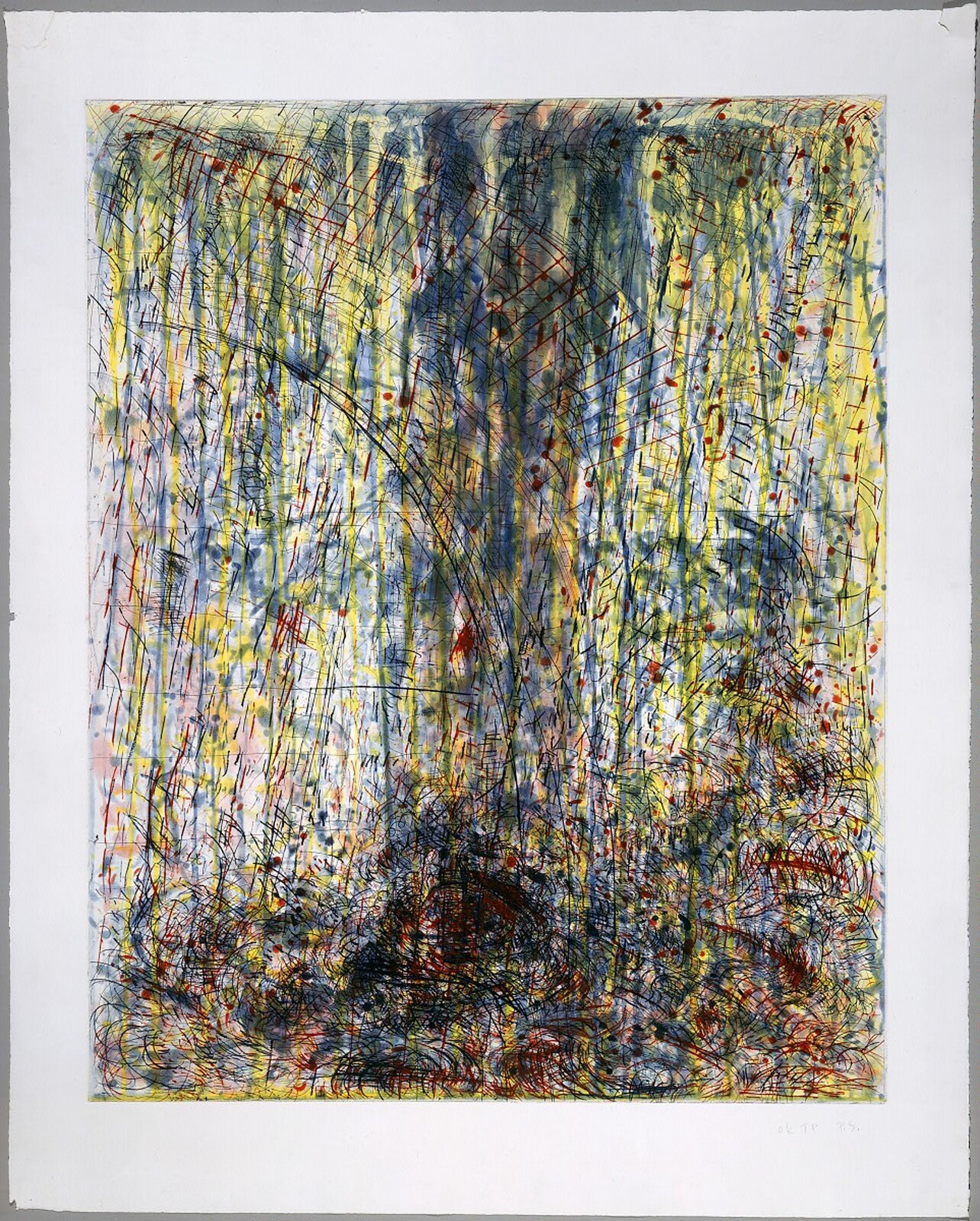 Waterfall, Pat Steir, 1988