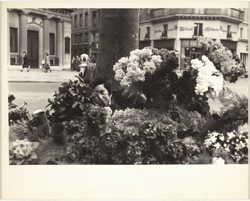 Flower vendor, Paris