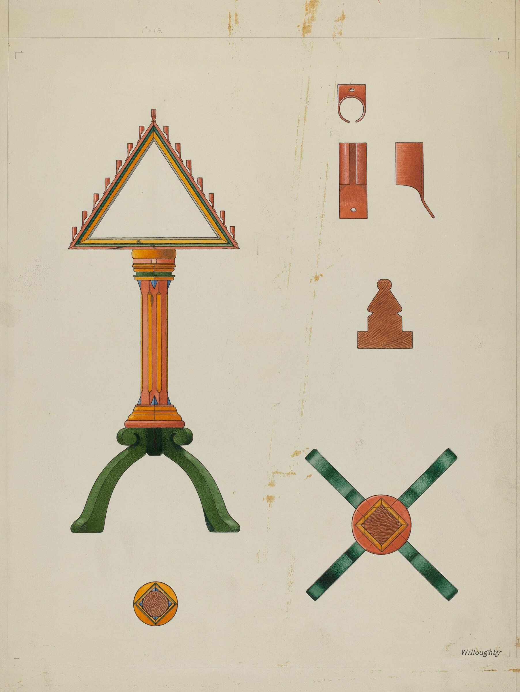 Tenebrae Candelabra, David P Willoughby, c. 1936