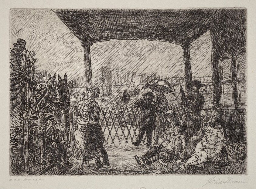 The Wake on the Ferry