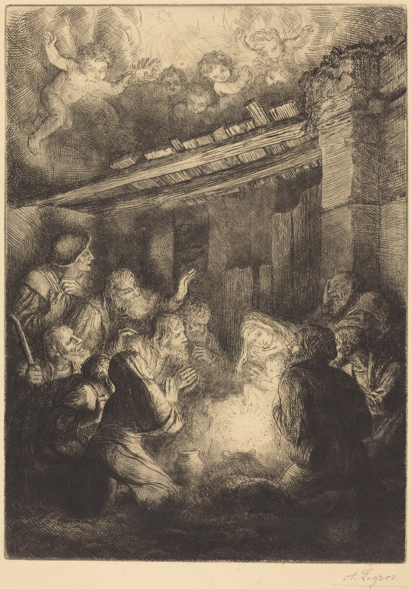 The Adoration of the Shepherds (L'adoration des bergers)