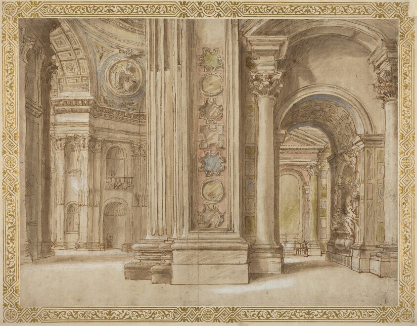 The Interior of Saint Peter's, Rome