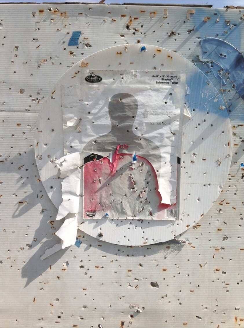 Border Patrol Target #3, Lower Rio Grande National Wildlife Refuge, Texas