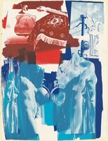 Blues, Robert Rauschenberg, started 1991, published 1992