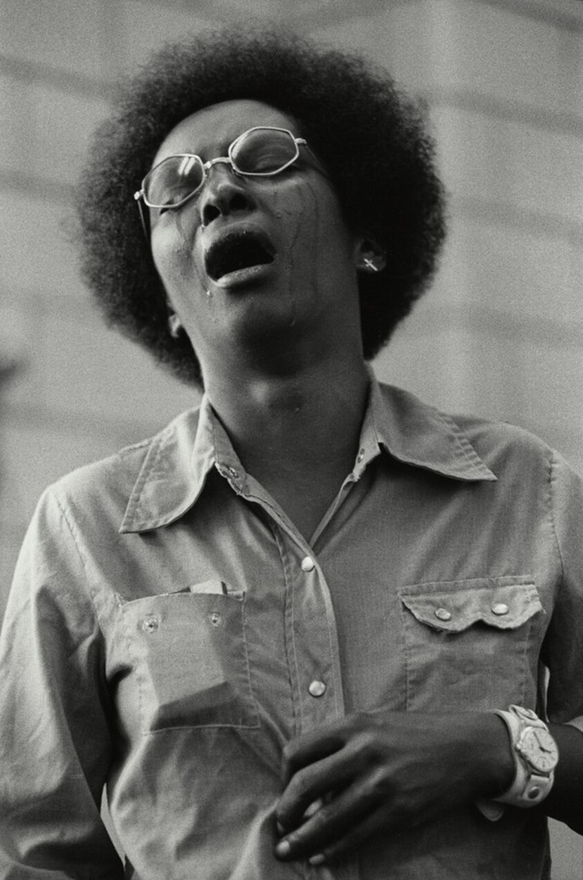 Former addict sings gospel. At a methadone clinic in a Chicago neighborhood former addicts meet twice weekly for group sessions with therapy counselors. This woman offered the gospel song Precious Lord to the assembled.