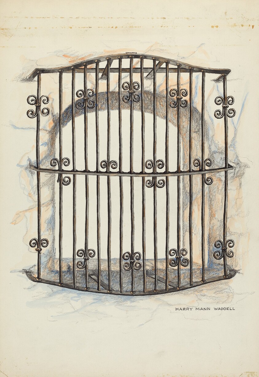 Iron Grille at Window