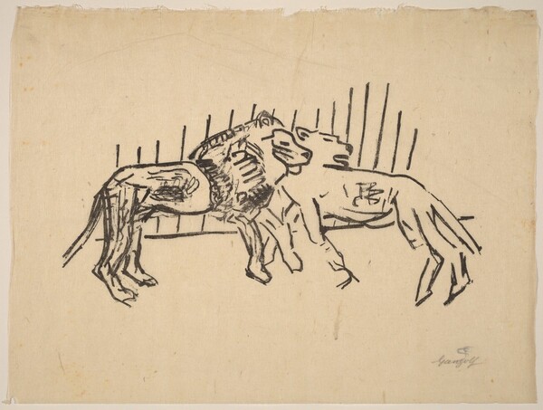 Two Lions (Zwei Löwen)