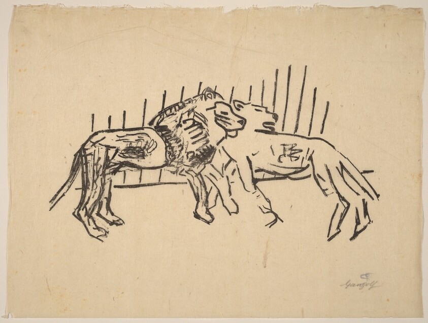 Two Lions (Zwei Löwen)