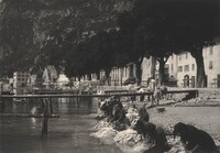 Washerwomen at Riva del Garda, Alfred Stieglitz, 1887, printed 1929/1934