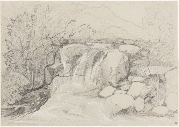 Waterfall with Rocks
