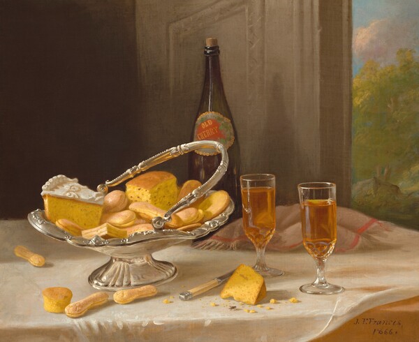 Still Life with Silver Cake Basket