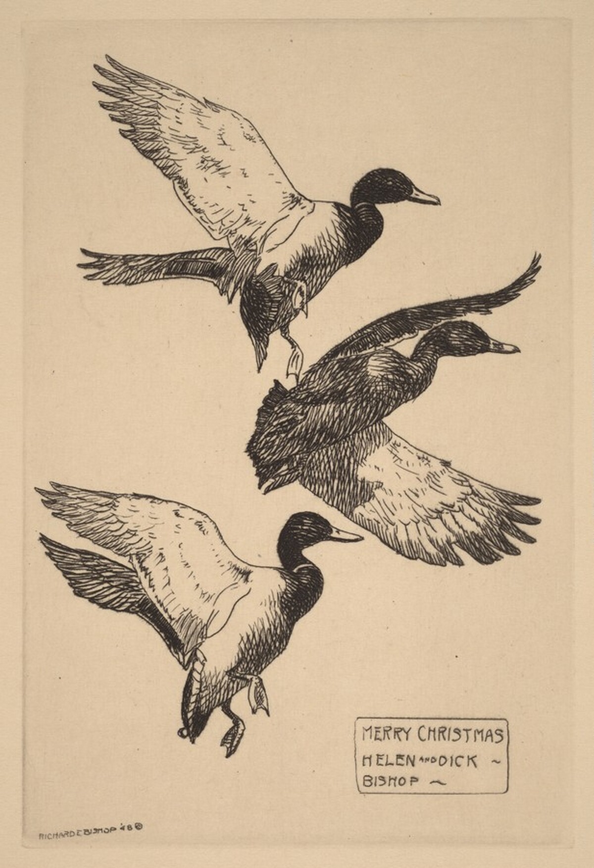 Christmas Card from Helen and Dick Bishop