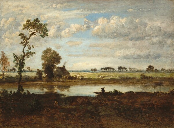 Landscape with Boatman