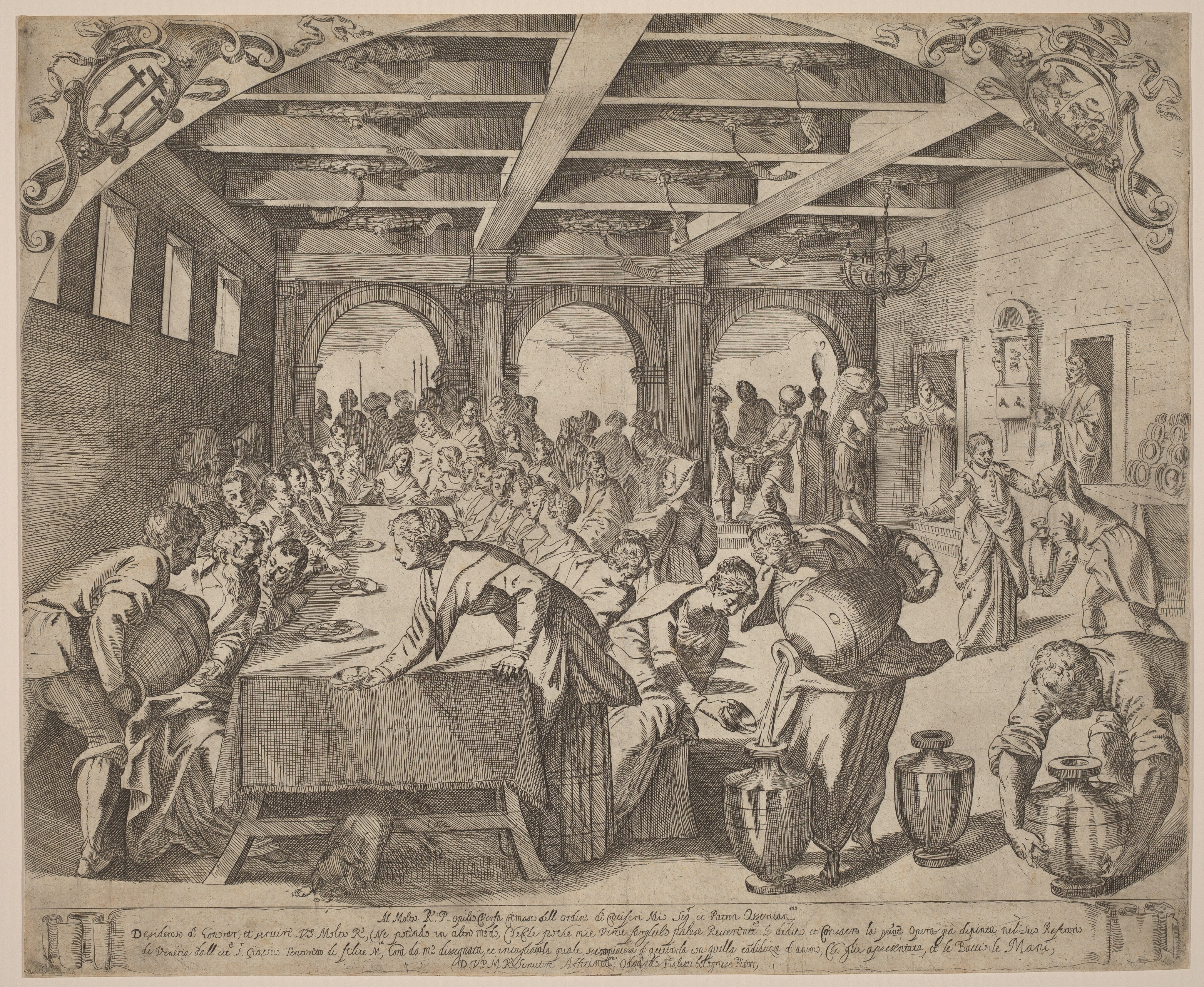 The Marriage at Cana by Odoardo Fialetti