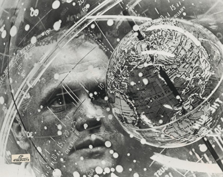 Title from caption on object: “Glenn Prepares for Space Flight”