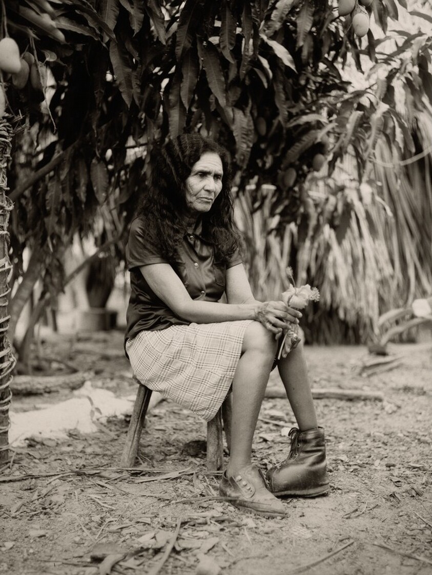 Dona Nika in her Garden, Grande Sertão Veredas National Park, Brazil