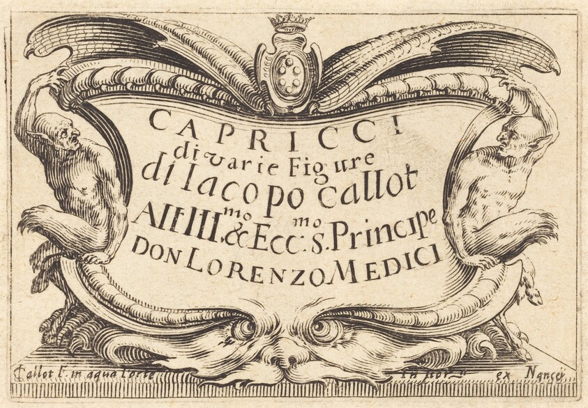 Title Page for "The Capricci"