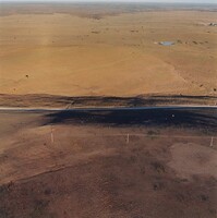 Burned area at Tallgrass Prairie Preserve, Terry Evans, 1999