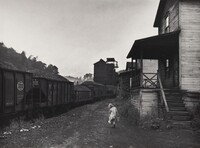 Coal Miner’s Daughter Carrying Kerosene, Company Housing, Scotts Run, West Virginia, Marion Post Wolcott, 1938, printed 1980