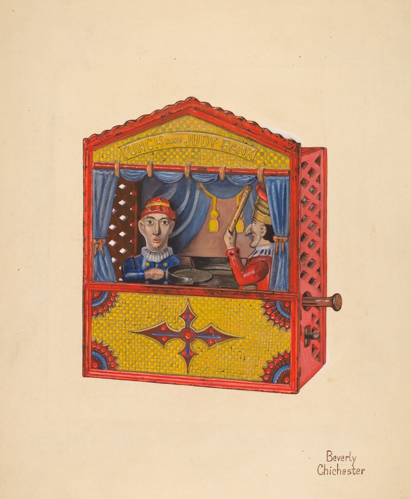 Punch & Judy Toy Bank
