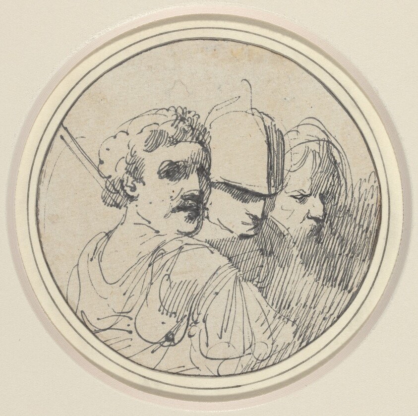 Three Oriental Heads