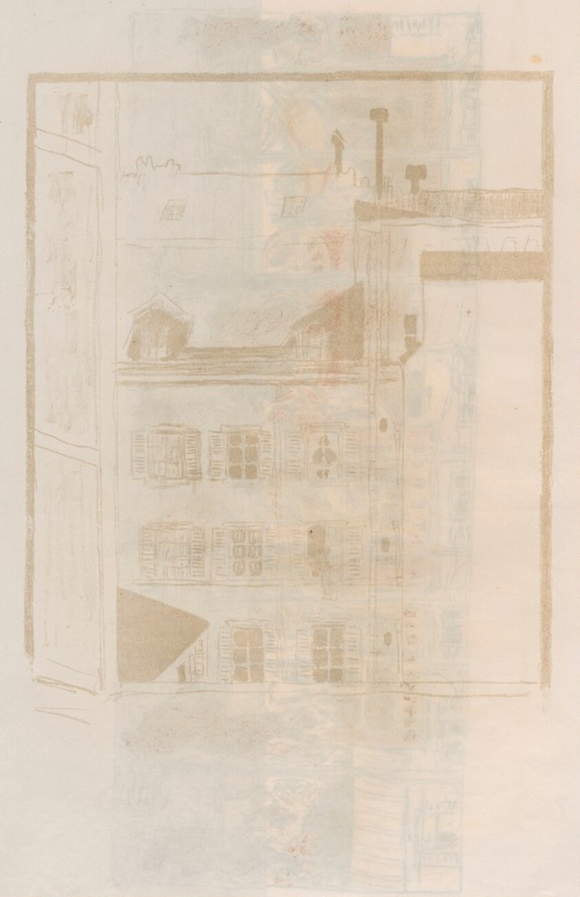 House in the Courtyard (Maison dans la cour) [verso]