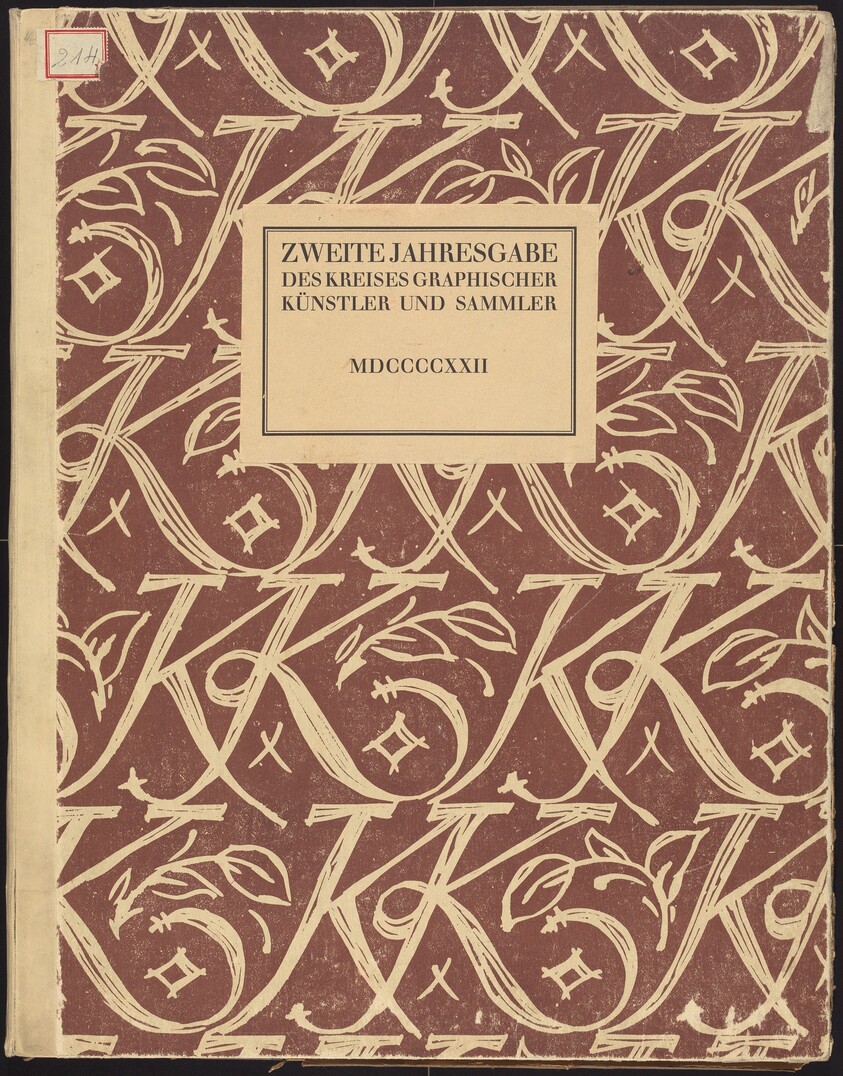 Die zweite Jahresgabe des Kreises  graphischer Kunstler und Sammler