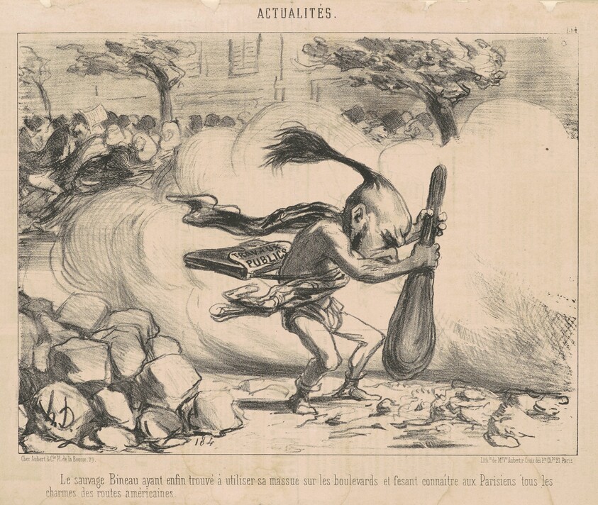 Le sauvage bineau ayant ...