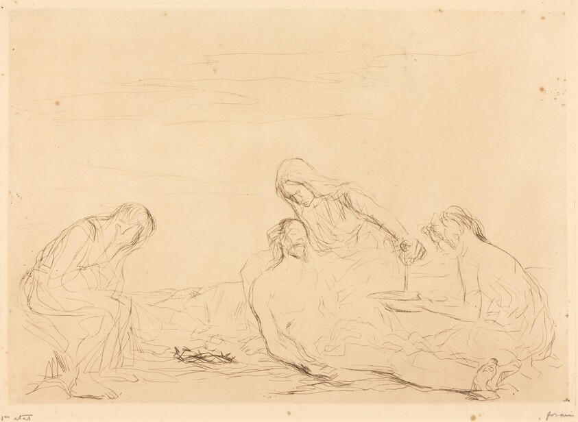 Pietà (3e planche) (Pietà) (third plate)