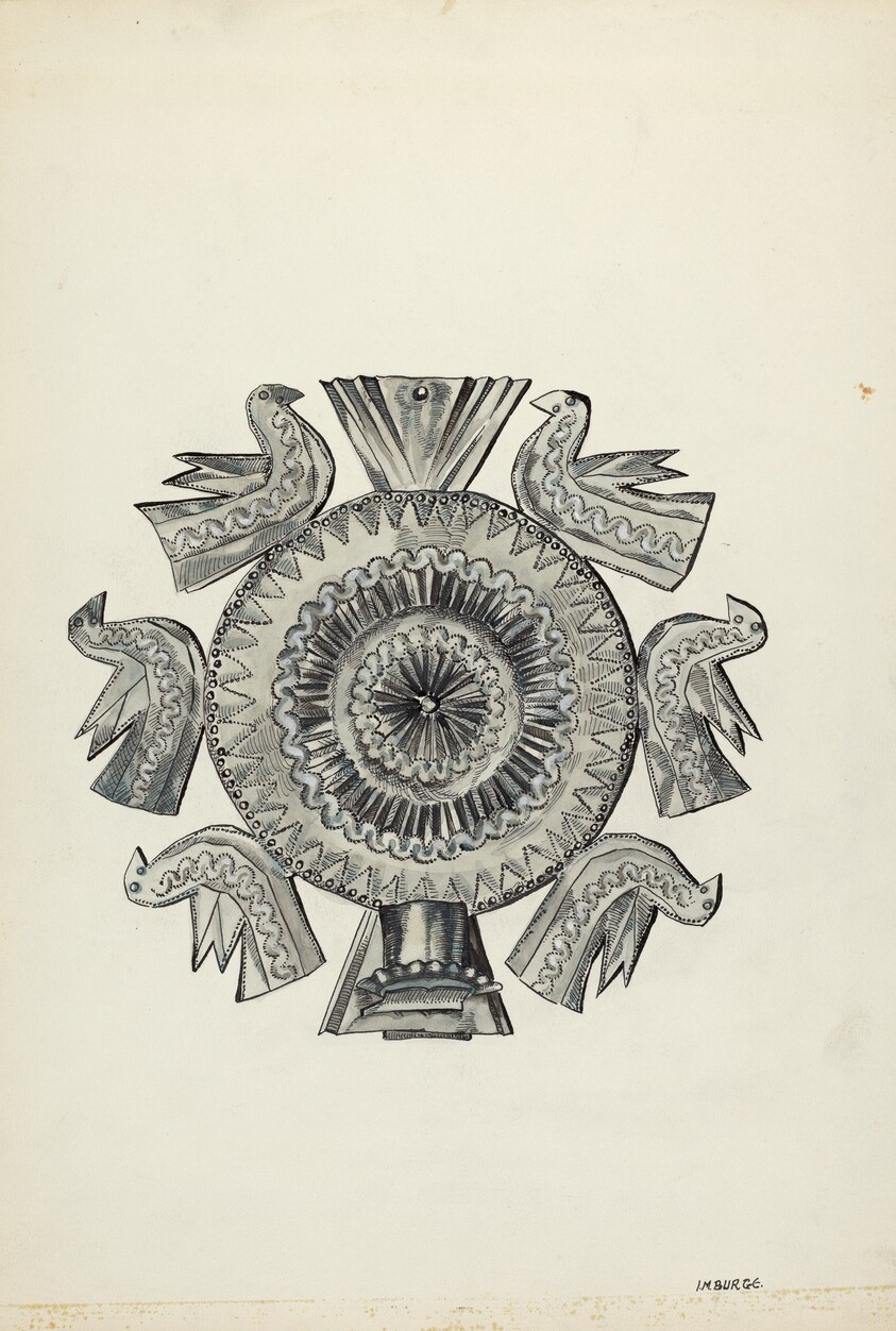 Cut Tin Candle Holder