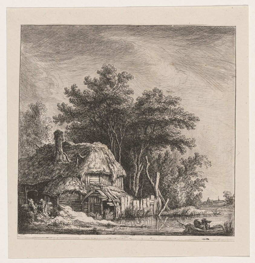 Landscape with Cottage on the Water