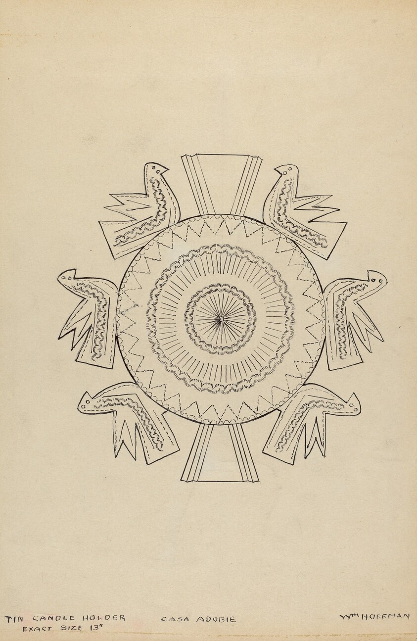 Cut Tin Candle Holder