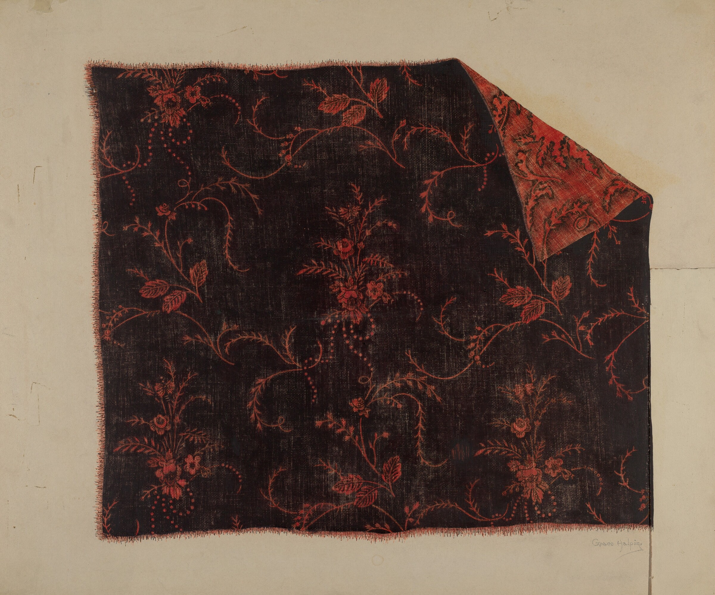 Textile, Grace Halpin, 1938