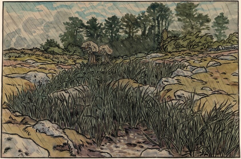 Stream in Lopérec (Ruisseau à Lopérec)