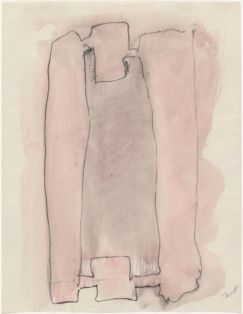 Untitled (Sketch for Harvard Mural)