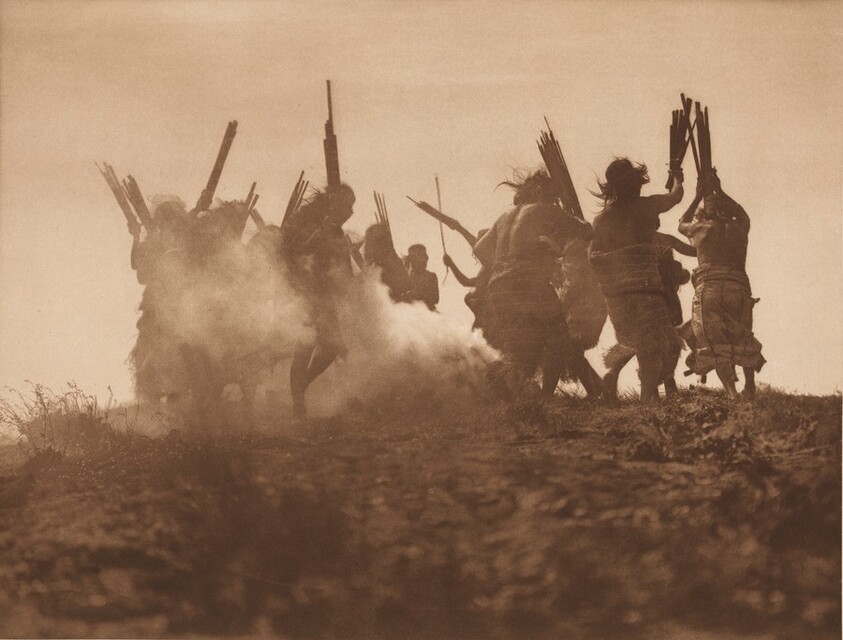 Dancing to Restore an Eclipsed Moon - Qáagyuhl [Plate 355]