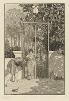 At the Gate (Am Thor), Max Klinger, 1887