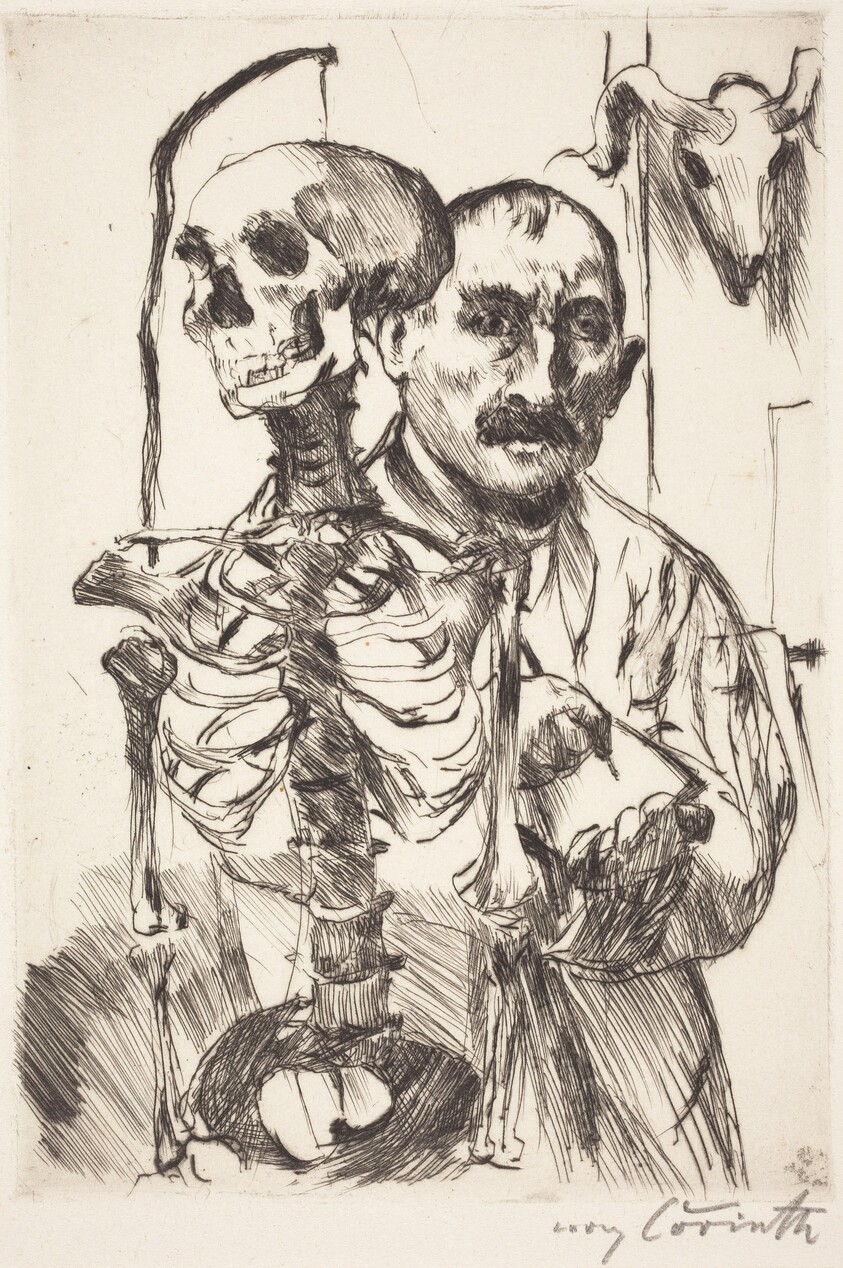 Der Künstler und der Tod II (The Artist and Death II)