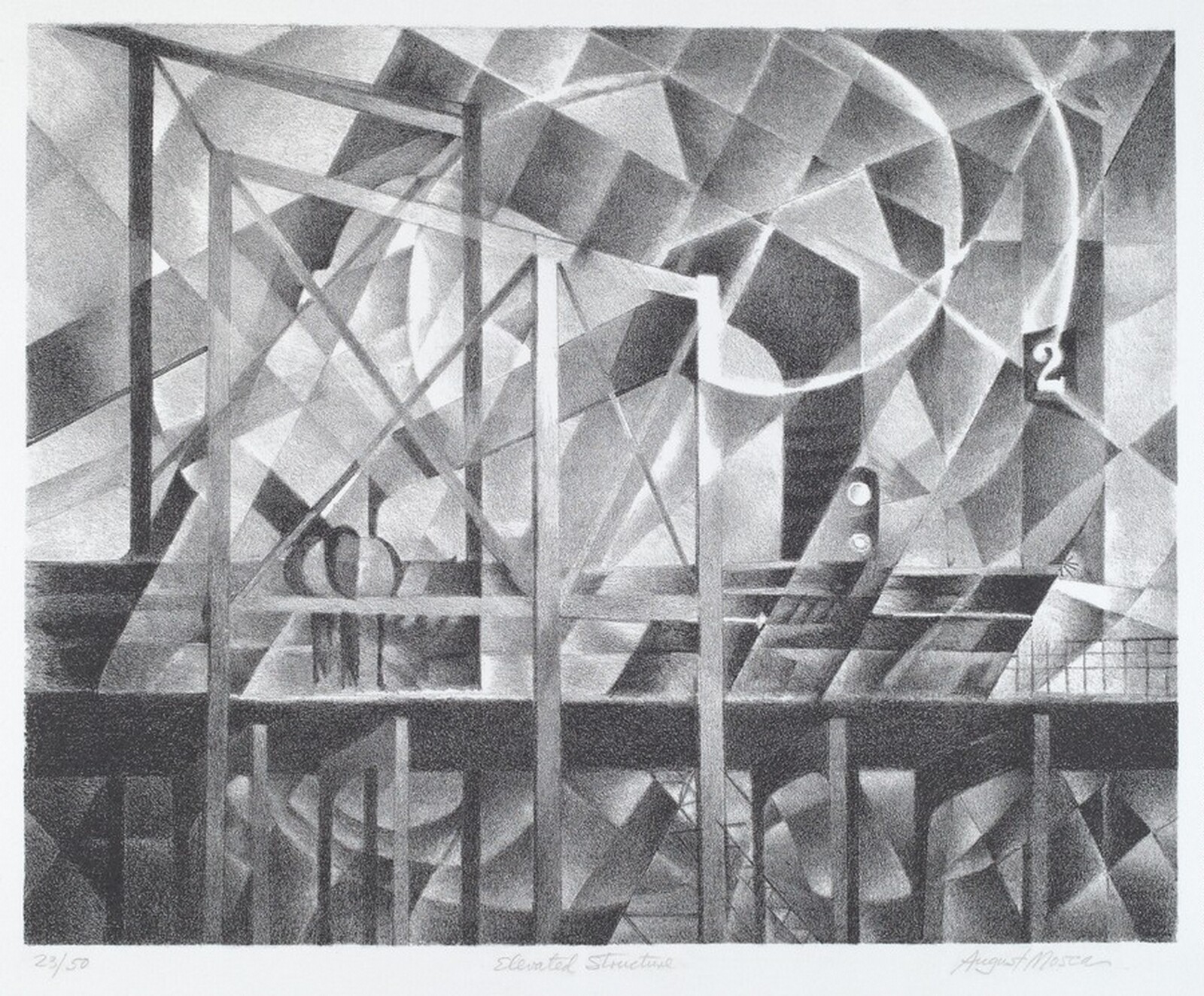 Elevated Structure, August Mosca, 1977