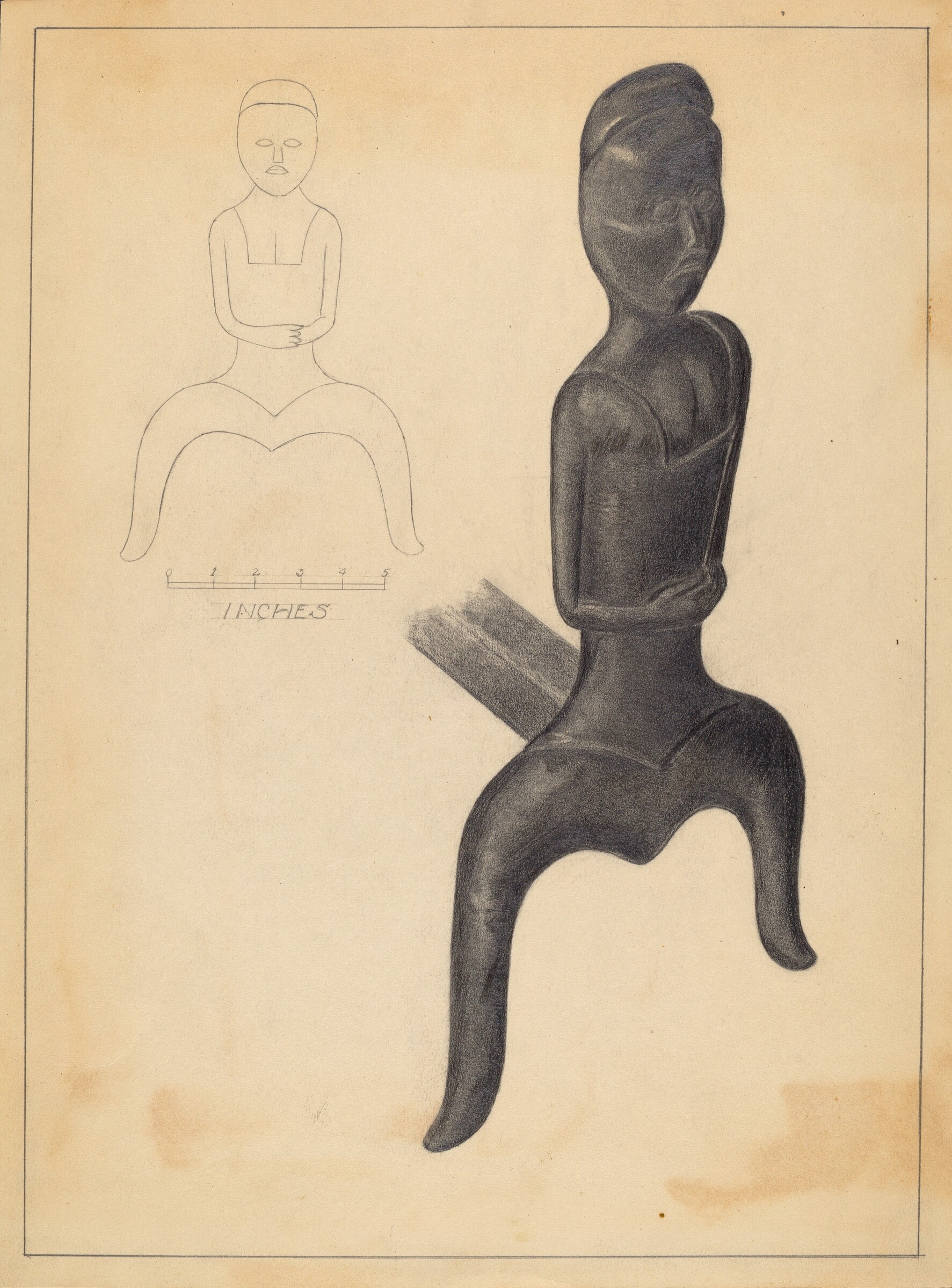 Andiron, Gordon Sanborn, 1935/1942