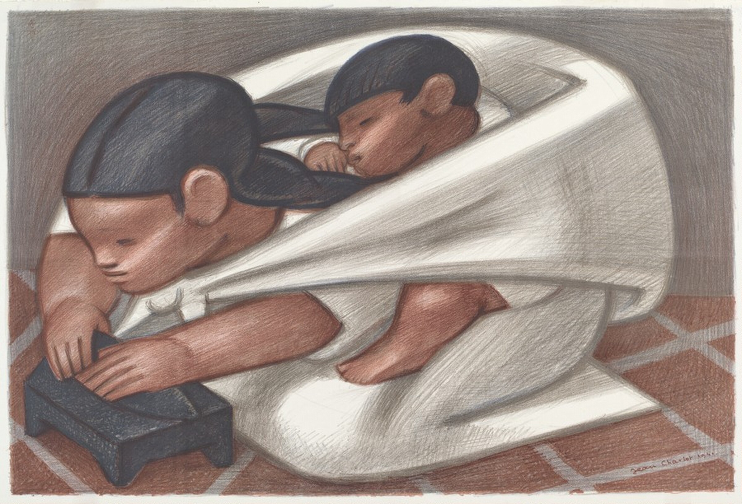 Work and Rest, Jean Charlot, 1941