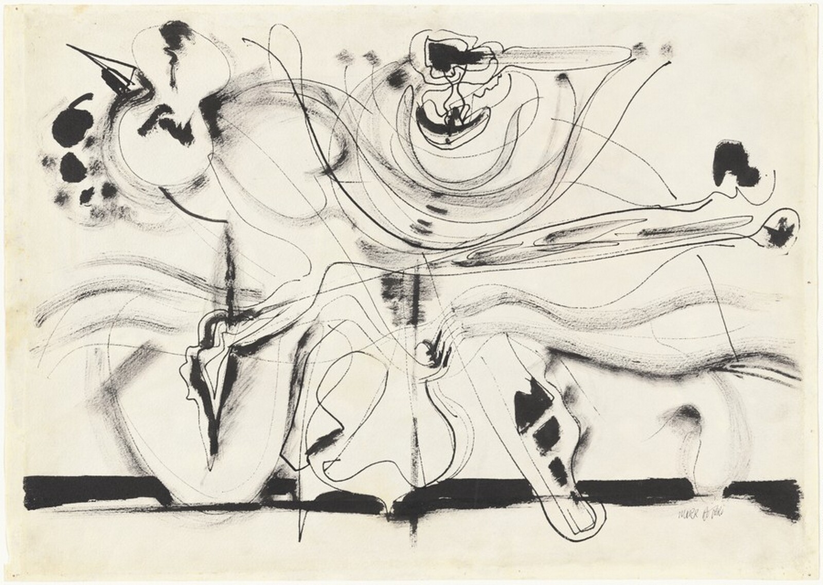 Untitled [recto], Mark Rothko, 1944/1945