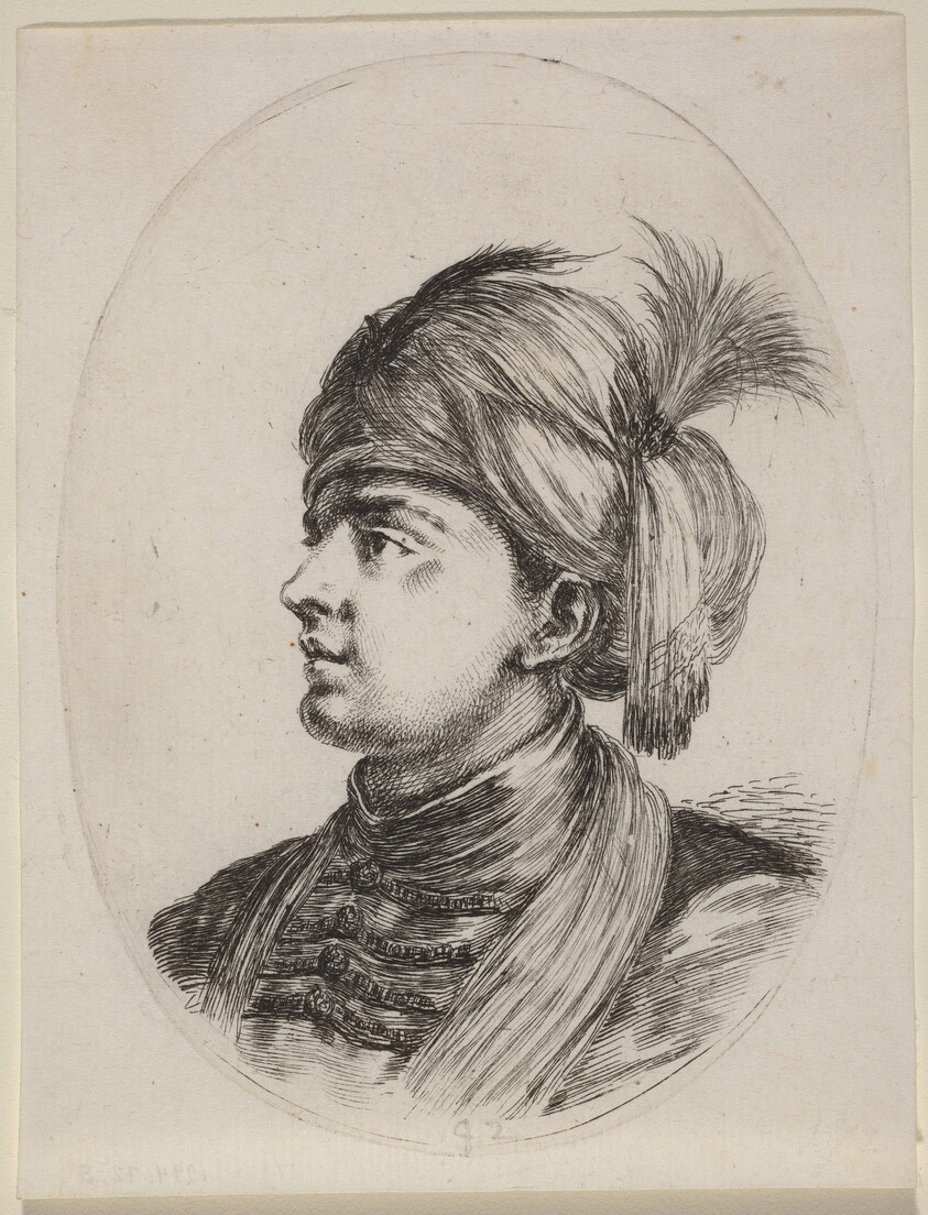 Young Moor in a Feathered Turban, Turned to the Left